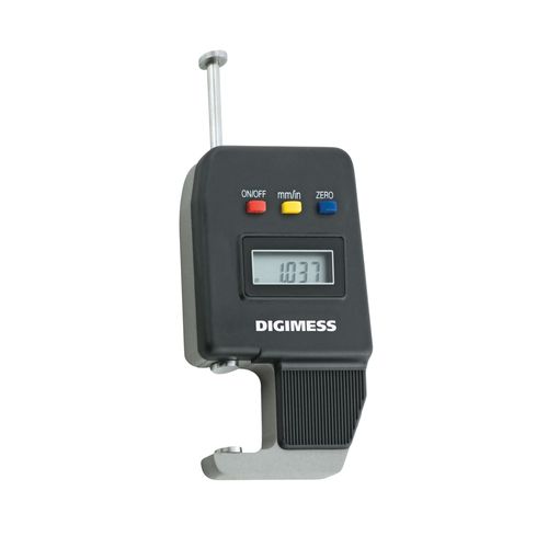 Medidor de Espessura Digital Capacidade 0-25mm Resolução 0,01mm/.0005" Digimess 130.400