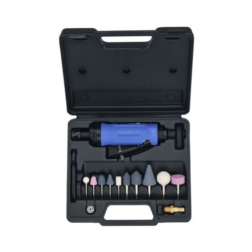 Kit Retífica Reta Pneumática 1/4" - 1/8" 22.000RPM Gison GP-824STK