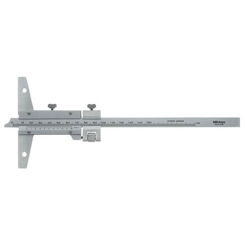 Paquímetro de Profundidade com Ajuste Fino Capacidade 0-150mm Resolução 0,02mm Mitutoyo 527-101