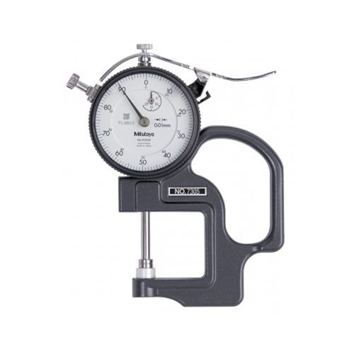 Medidor de Espessura Analógico Faces de Cerâmica 20mm Resolução 0,01mm Mitutoyo 7305