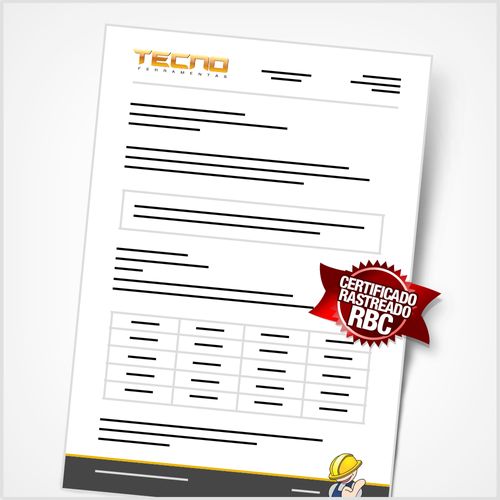 Certificado de Calibração com Rastreabilidade RBC Inmetro