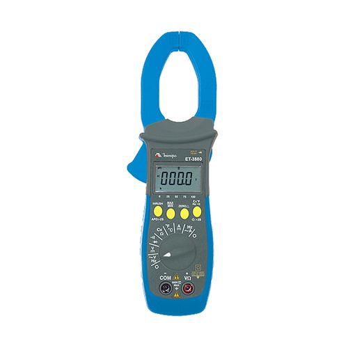 Alicate Amperímetro Digital True RMS Temperatura 1200°C Tensão 600V AC/DC Minipa ET-3880