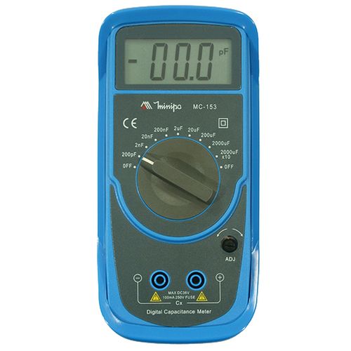 Capacímetro Digital Portátil 3 1/2 Dig. 2000 Contagens 20000 Minipa MC-153