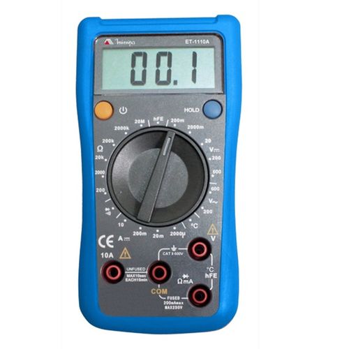Multímetro Digital AC DC Com Temperatura Minipa ET-1110A