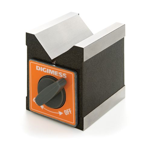 Bloco Em V Magnético 70x60x72mm força magnética 50kg Digimess 310.102