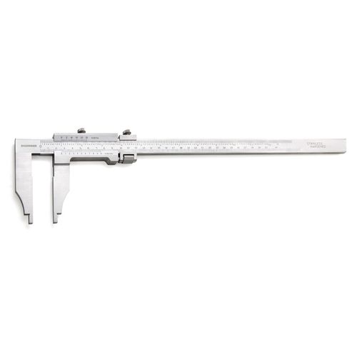 Paquímetro para Serviços Pesados com Bicos Longos Capacidade 500mm/20" Resolução de 0,02mm Digimess 100.165C
