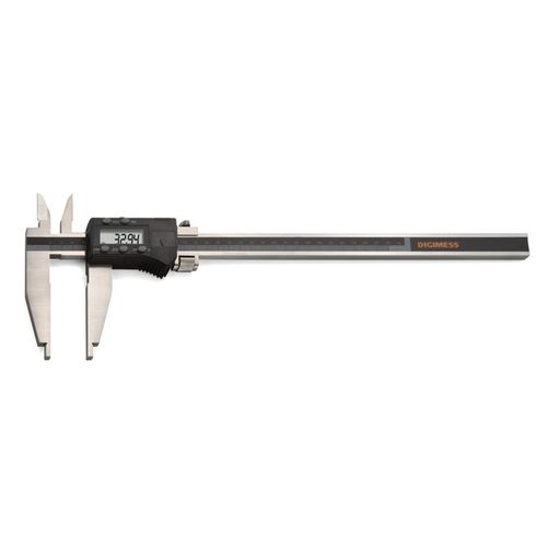 Paquímetro Digital para Serviços Pesados com Orelhas para Medições Internas Capacidade 600mm/24" Resolução de 0,01mm Digimess 100.189B