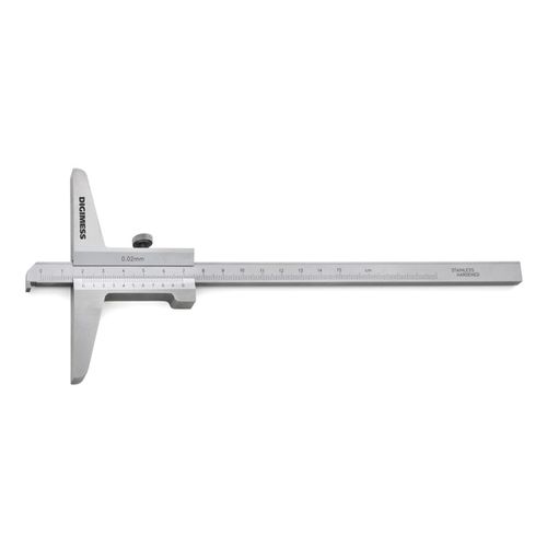 Paquímetro de Profundidade com Gancho Capacidade 400mm Digimess 100.208D