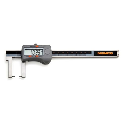 Paquímetro Digital para Medições de Canais e Ranhuras Externas Capacidade 300 mm/12" Digimess 100.249H