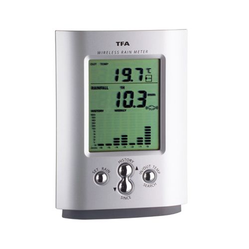 Pluviômetro Digital Sem Fio com Sensor e Transmissor Incoterm 4760