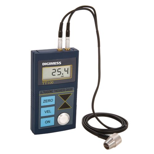 Medidor de Espessura por Ultrassom 1,2 a 225mm / 0,01 mm Digimess 400.152