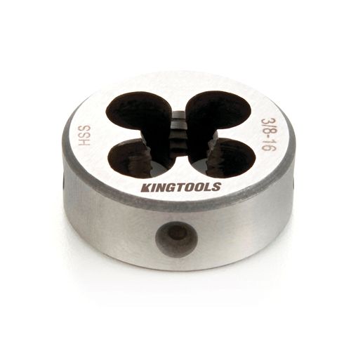 Cossinete Rosca M1,8X0.35 Métrica Grossa (M) DIN 223-B Aço Rápido Kingtools 2500 M1.8X0.35