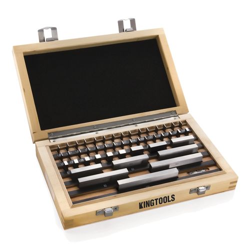 Jogo De Blocos Padrão 112 pcs Fabricados em Aço Especial Kingtools 520.005