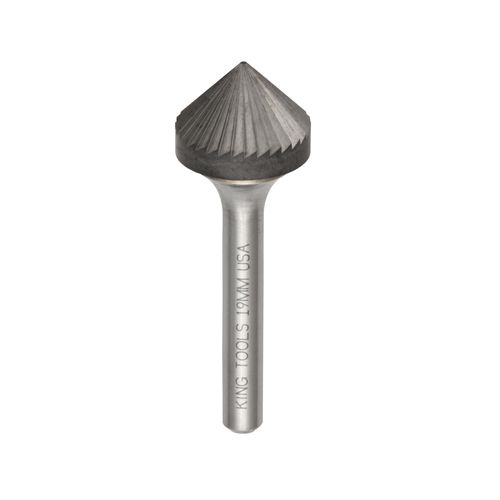 Lima Rotativa Escareador 90° Metal Duro Ø19mm Comp. de Corte 9,5mm Haste 6x45,3mm Kingtools SK-7M