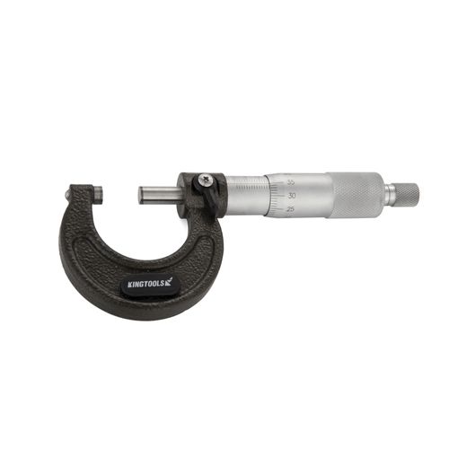 Micrômetro Externo Arco Ferro Fundido Faces de medição em metal duro Kingtools 503.001