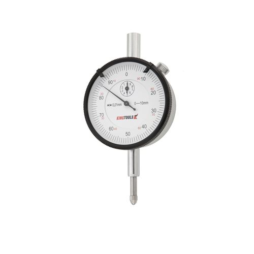 Relógio Comparador Capacidade de 0-10mm Graduação de 0,01mm Mostrador continuo Kingtools 506.700