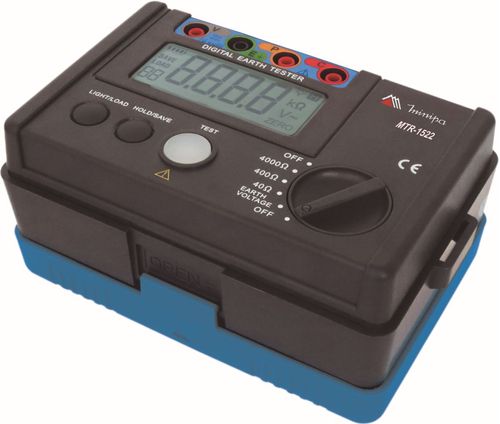 Terrômetro Digital 3 3/4 Contagem 4000 Tensão AC 400V Resistência Minipa MTR-1522