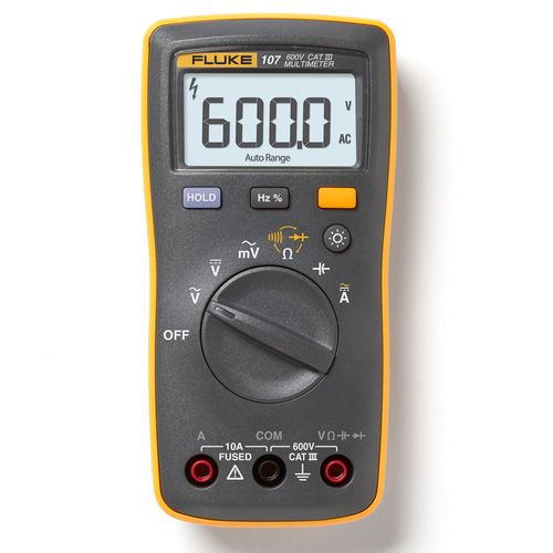 Multímetro Digital 3 ½ Dígitos Tensão/Corrente AC/DC CAT III Fluke-107