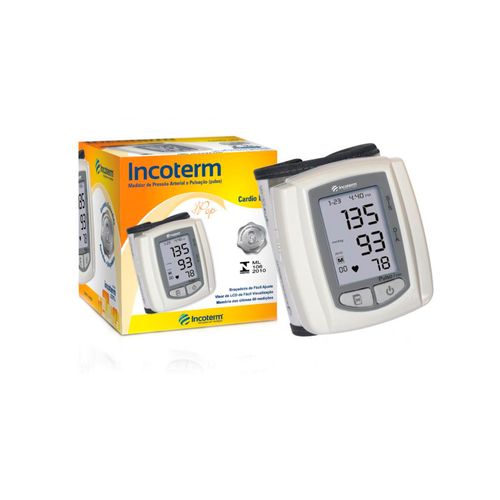 Medidor Digital de Pressão Cardio Life Pulso - Incoterm 29837