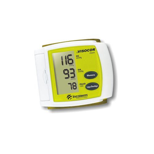 Medidor Digital de Pressão Arterial Visocor Pulso Cor Verde - Incoterm 29846.5