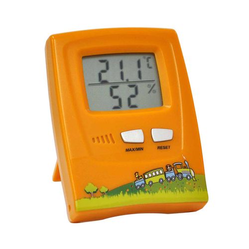 Termo-higrômetro Kids Laranja - Incoterm 7670.02.0.00
