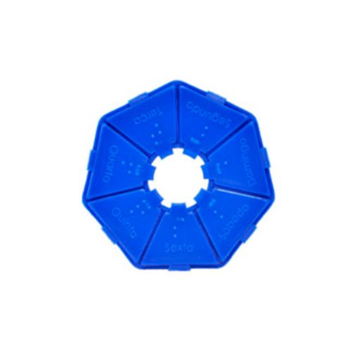 Porta Comprimidos Básico Pequeno Azul - Incoterm PC0028