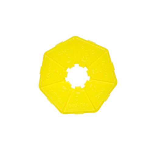 Porta Comprimidos Básico Pequeno Amarelo - Incoterm PC0030