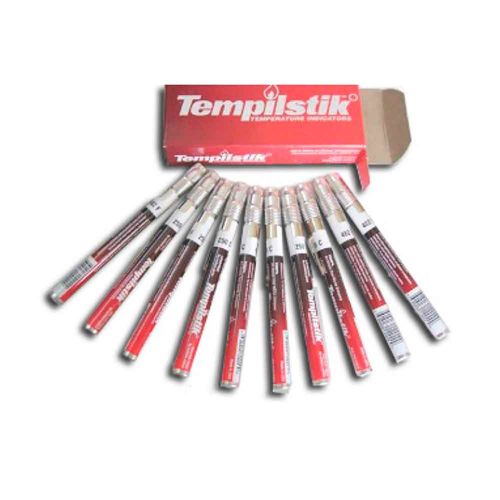 Lápis Térmico Tempil 246°C/475°F Caixa com 10 Unidades Tempil TEMP-TS0475