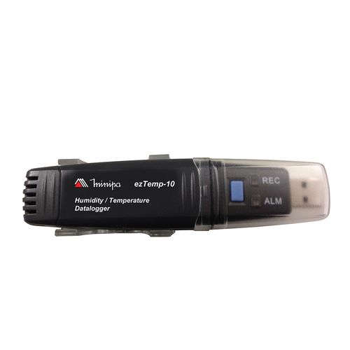 Datalogger de Temperatura e Umidade IP67 Memória 60000 Dados USB Minipa EZTEMP-10