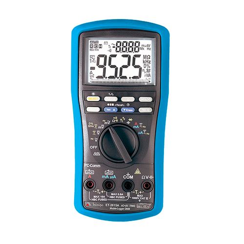 Multímetro Digital 5000 Contagens Capacitância Frequência Temperatura Minipa ET-2615A