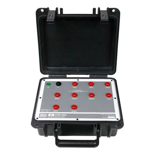 Caixa de Resistência Padrão 1M Ohms/5M Ohms/10M Ohms/50M Ohms/100M Ohms/500M Ohms/1G Ohms/5G Ohms/10G Ohms (Máx. 5kV) Megabras CPR-10G