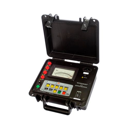 Megôhmetro Analógico 500V 1000V 1500V 2500V Alcance 5T Ohms Megabras MI-2550E