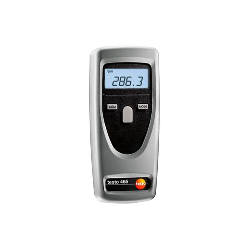Tacômetro RPM 1 a 99999U/min com Bolsa Transparente Testo 465 Kit
