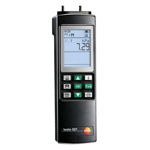 Manômetro Pressão Diferencial 0 a 100hPa Testo 521-1