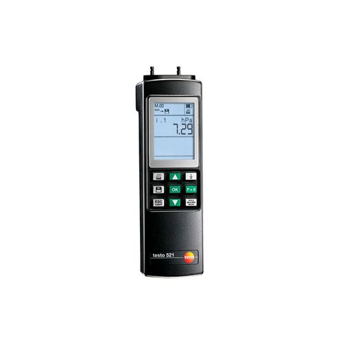 Manômetro Pressão Diferencial 0 a 2.5hPa Testo 521-3