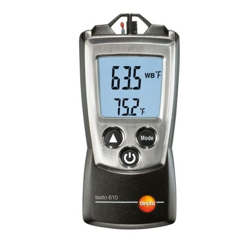 Termohigrômetro digital -10~50°C 0~100% rF Umidade e temperatura IP20 Testo 0560 0610