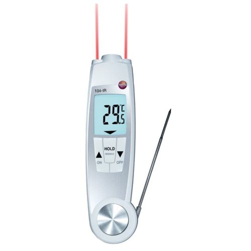 Termômetro Infravermelho Prova D'água Sonda Dobrável -50 a 250°C Testo 104-IR
