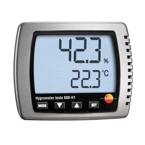 Termohigrômetro NTC Faixa -10 a 70°C Umidade Faixa 2 a 98%rF Testo 608 H2 TETSO 0560 6082