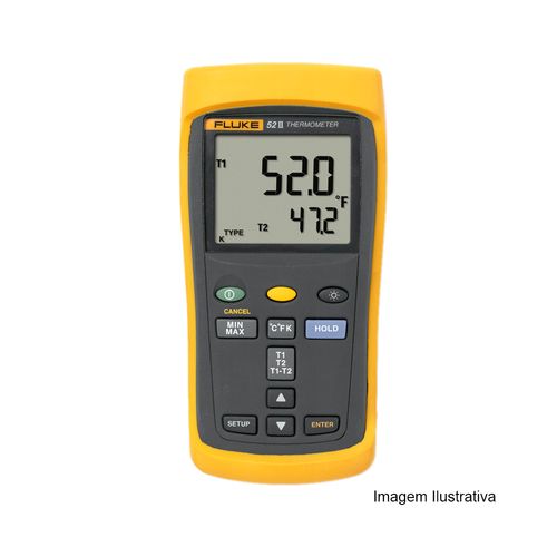 Termômetro Digital -10 a 50°C 260hz Fluke 52 II