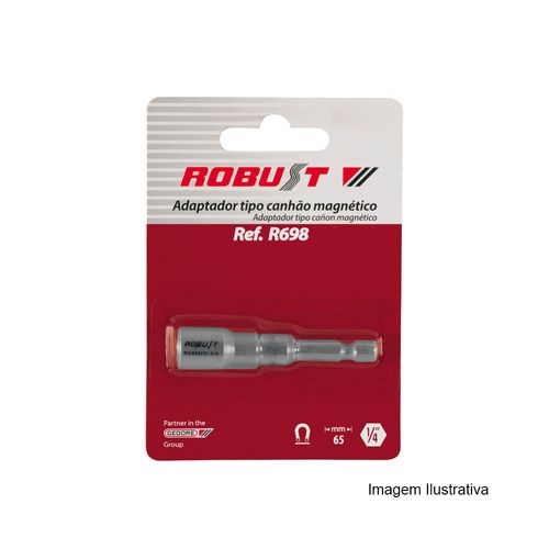 Adaptador Tipo Canhão Magnético 5/16" Ref R698Mg-5/16 Robust 060.313
