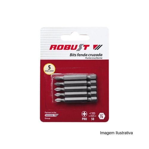 Bits Fenda Cruzada Longo 5 Bits PH3 Ref B650-PH3-05 Robust 061.854