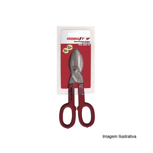 Tesoura Para Chapas Funileiro Ref 829-10 Robust 062.059