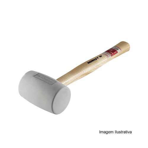 Martelo de Borracha Branca Ref 921B-225 Robust 063.167
