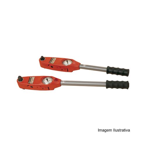 Torquímetro com Relógio e Ponteiro de Arraste Encaixe 1/2" Faixa 16-80Nm / 2Nm Luz de Sinal 052.281 Gedore BDS 80 ES