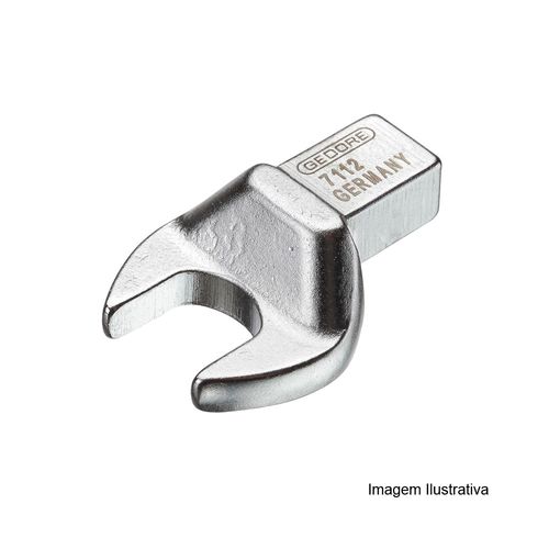 Cabeça Intercambiável 12 mm Chave Estrela Aberta 9X12 para Torquímetro Ref 7312 12 Gedore 048.151