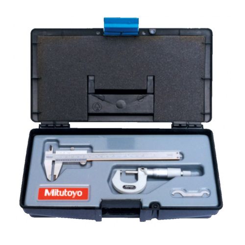 Kit Mitutoyo com Paquímetro 530-104B e Micrômetro 103-104 Mitutoyo B-20