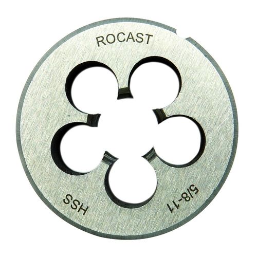 Cossinete Manual Aço Rápido (HSS) Rosca Métrica Grossa - M - M18 x 2,5 - Ref. 223 B Rocast 13,0014