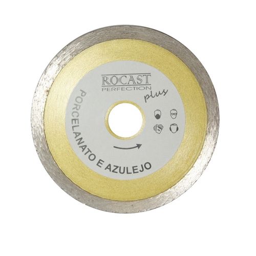Disco Diamantado Porcelanato - 110 x 20mm - Ref. PORCELANATO Rocast 34,0008