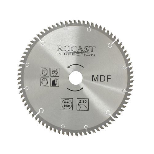 Serra Circular com Pastilha de Metal Duro para Madeira Mdf 300mm x 96 D Ref. MDF Rocast 121,0002