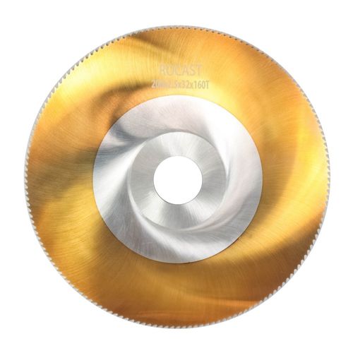 Serra Circular para Metais com Tratamento de Titânio em Aço Rápido HSS/Tin - 125 x 0,60 x 160 D Rocast 253,0084